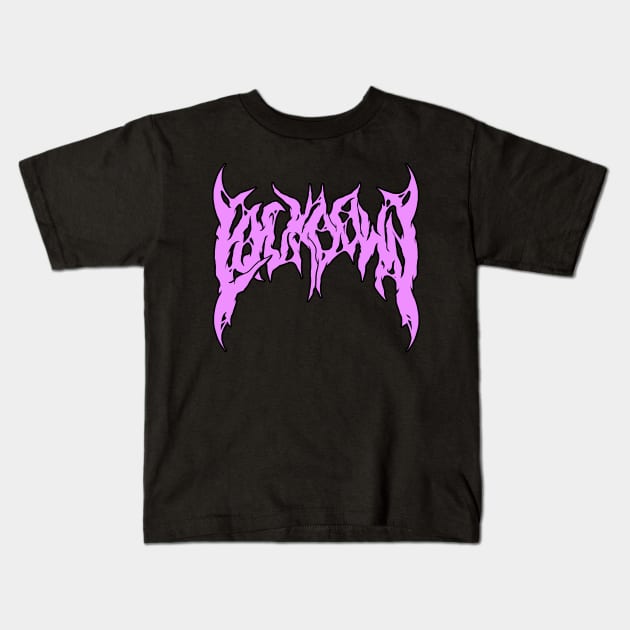 LOCKDOWN logo Kids T-Shirt by ghaarta